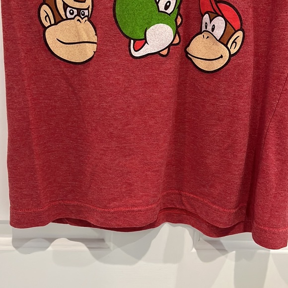 Vintage Super Mario Graphic T-Shirt Nintendo Small Red EUC Unisex - Picture 4 of 6